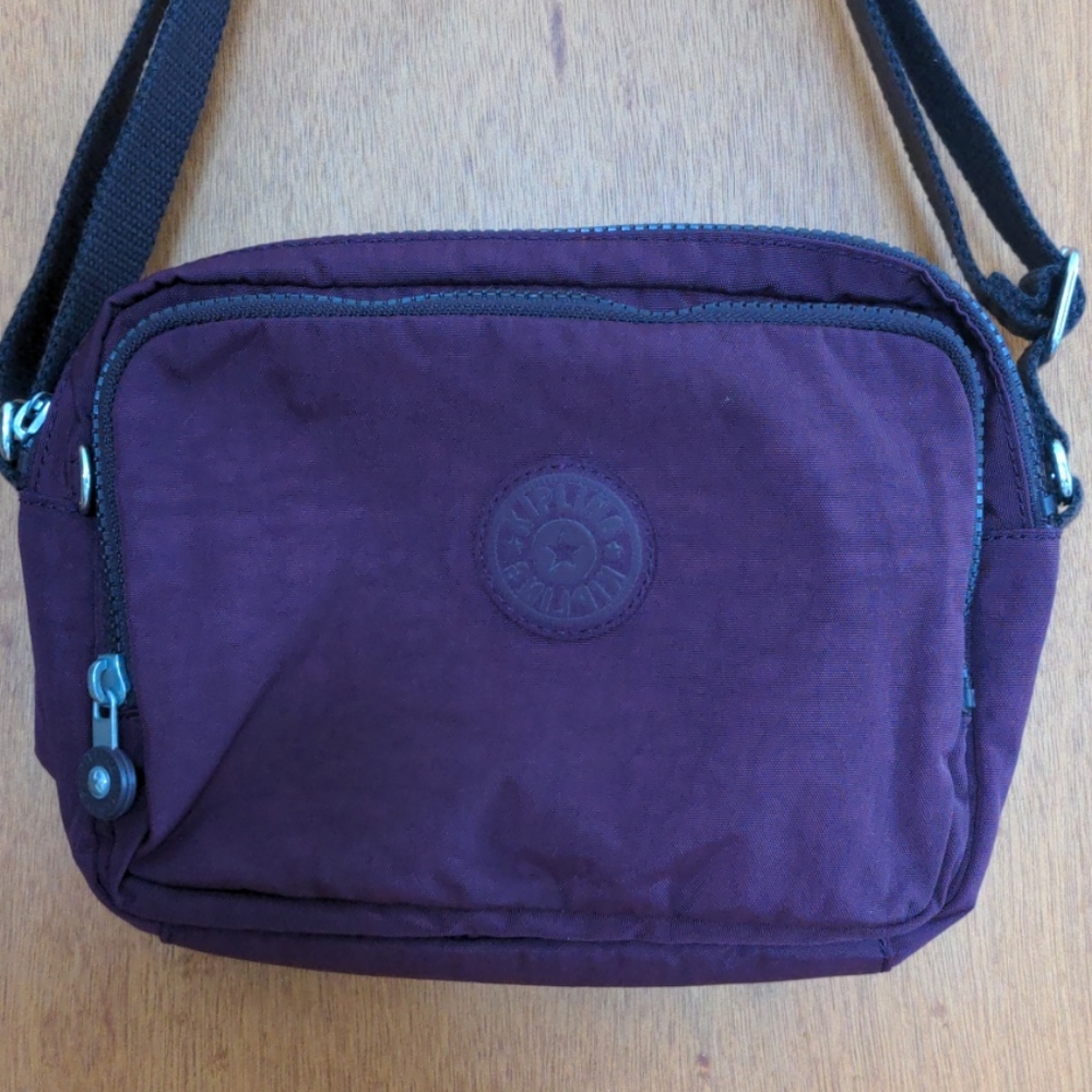 Maroon Kipling Crossbody